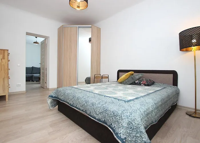 Riga Mezaparks Apartment + Private Parking